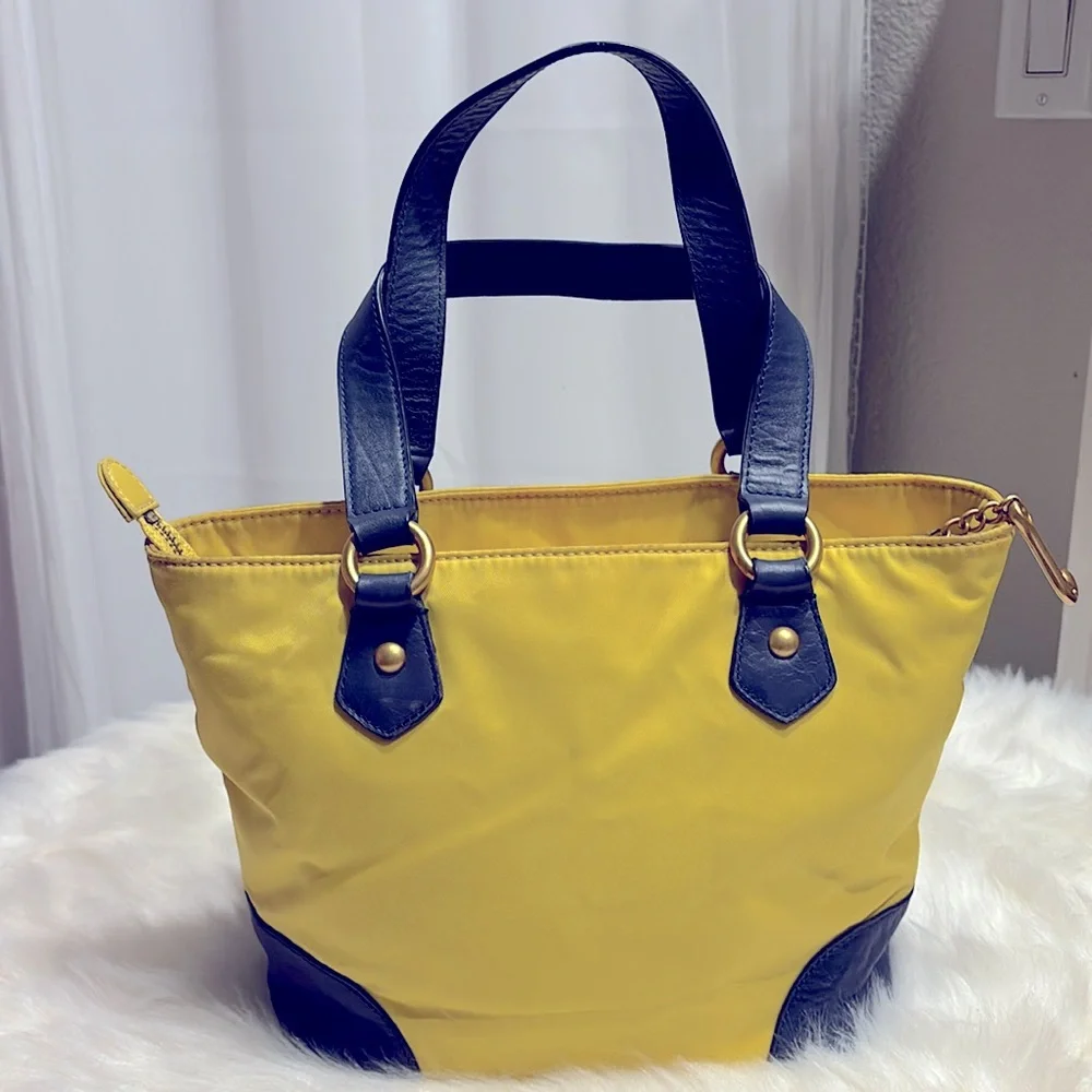 Juicy Couture Yellow Nylon Canvas Bag Like New Excellent Condition - Picture 8 of 16